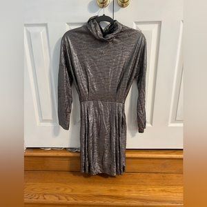 NEW WITH TAGS- Topshop Metallic mini dress